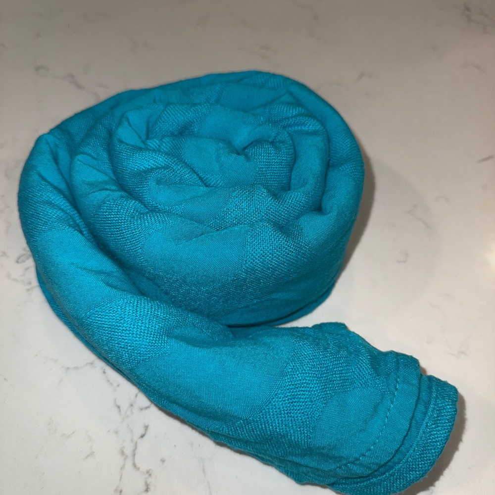 Tula Turquoise Bamboo Baby Blanket